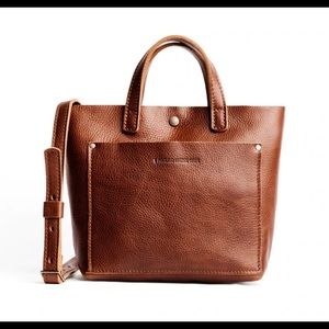 Crossbody Tote Bag & Matching Wallet (leather)